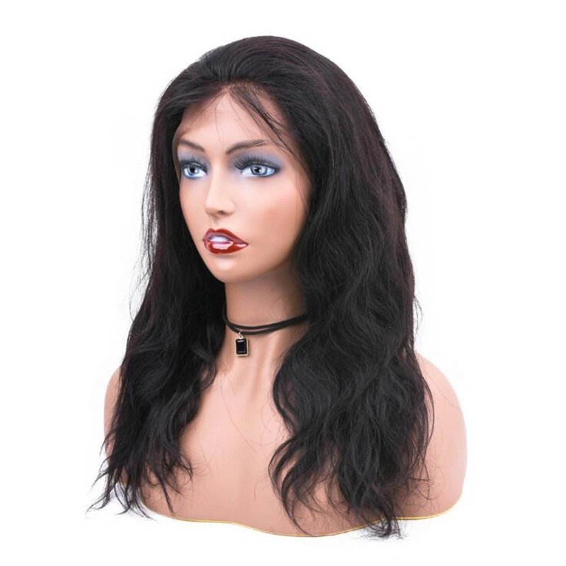 Wholesale/Supplier Cheap Indian Human Hair 100% Unprocessed Cuticle Aligned Virgin Indian Wig Yaki Straight Lace Closure Wig Human Hair