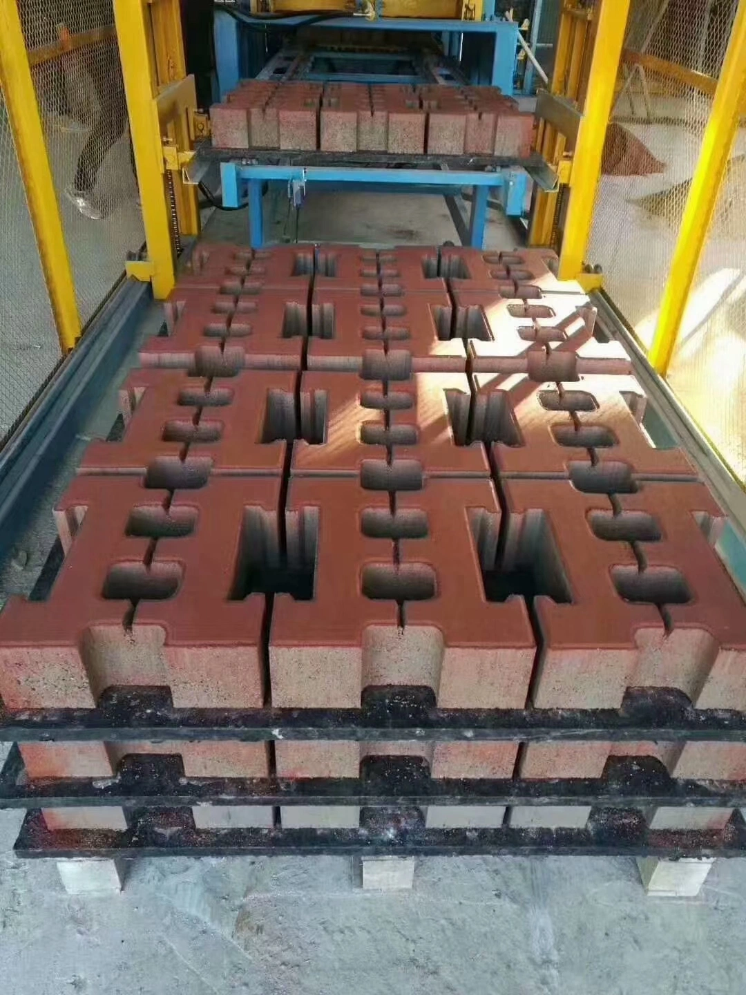 Bamboo Pallet to Hold Brick and Hollow Block for Concrete Block Machine