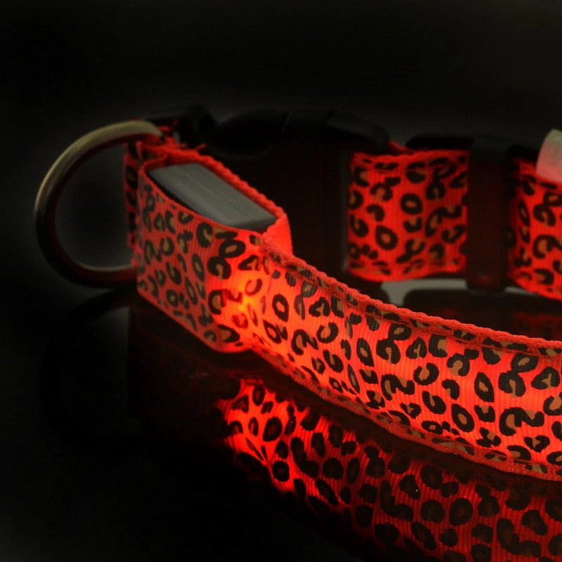 Leopard LED Lighting Dog Collar Dog Product Pet Products