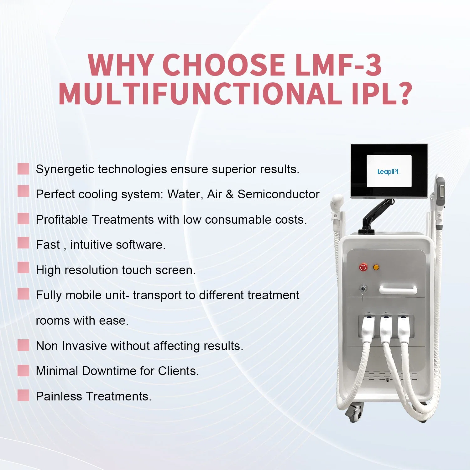 Último profesional 4 en 1 Multifunction RF Face Lift elight IPL Opt piel rejuvenecimiento Eliminación del vello