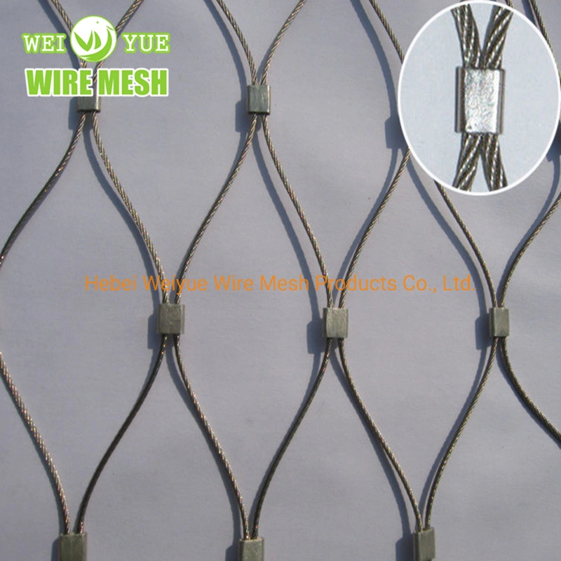SS316 Stainless Steel Wire Rope Mesh Cable Net for Anti-Theft Mesh Bag