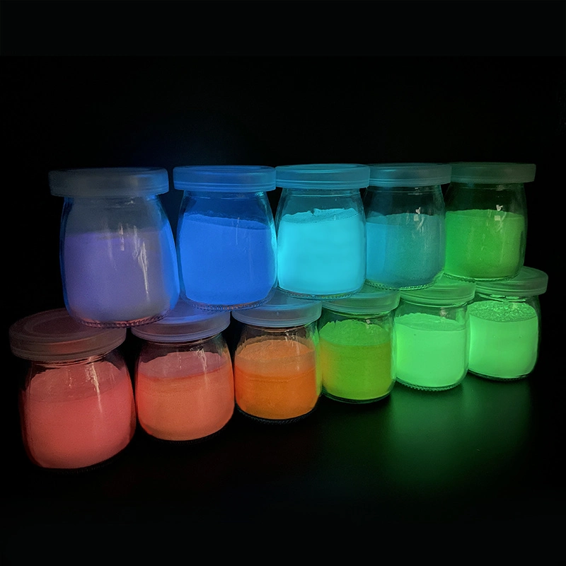 Pigment photoluminescente en poudre, d'aluminate de strontium pigment, bougies en pigment foncé