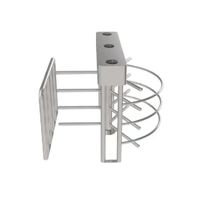 High Security Entrance and Exit Access Control Half Height Turnstile Gate with RFID Reader