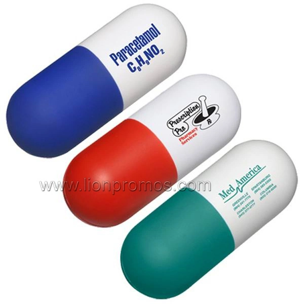 Medical Promotional Gifts PU Capsular Medicine