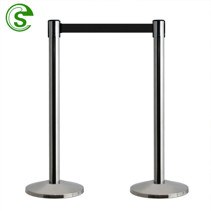 2m 4m 5m Length Mirror Polished Retractable Belt Stanchion for Sale