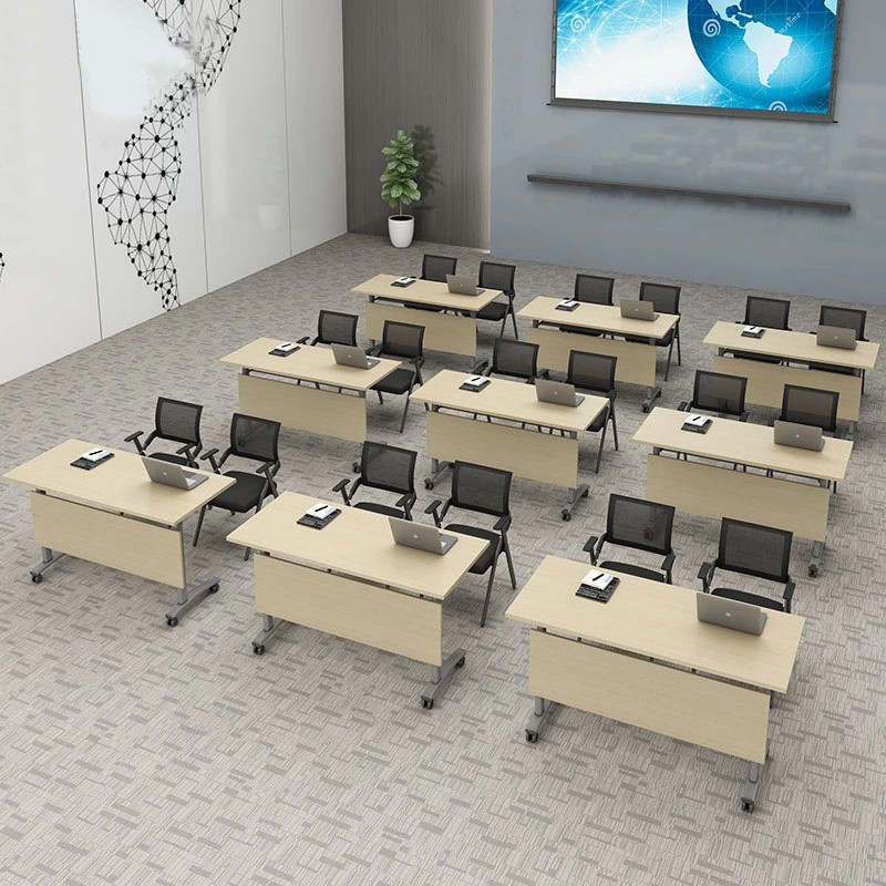 Móvel atacado móvel Flip Top Mesa Mesa dobrável escritório dobrável Training Desk