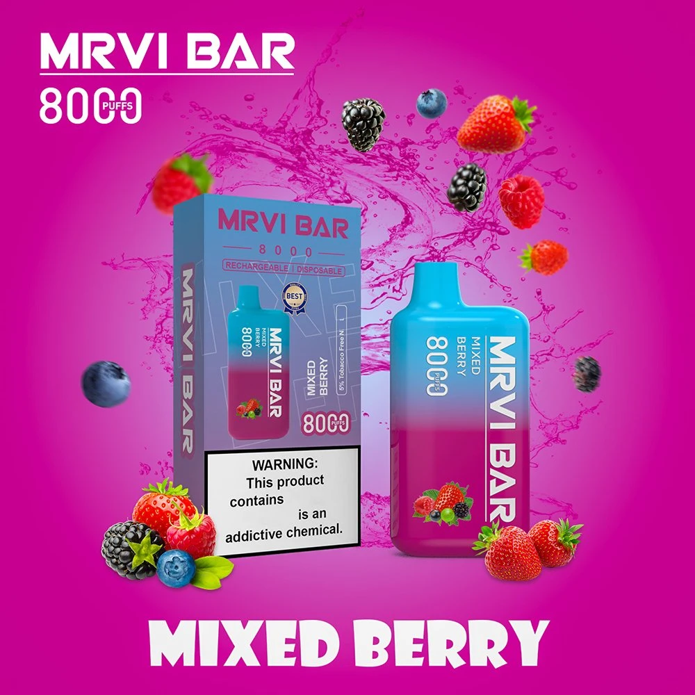 Mrvi Wholesale/Supplier Disposable/Chargeable Vape Pen Mods Disposable/Chargeable E Cigarette 8000 Puff E Liquid Vaporizer Wholesale/Supplier I Vape