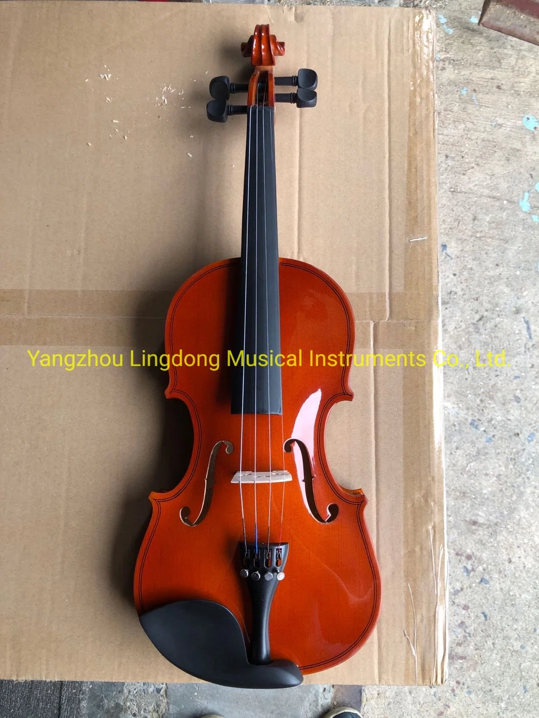 Natural Flame Plywood Violin 4/4 Full Size