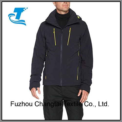 Men&prime; S Winter Ski Jacket with Contrast Zipper Colors