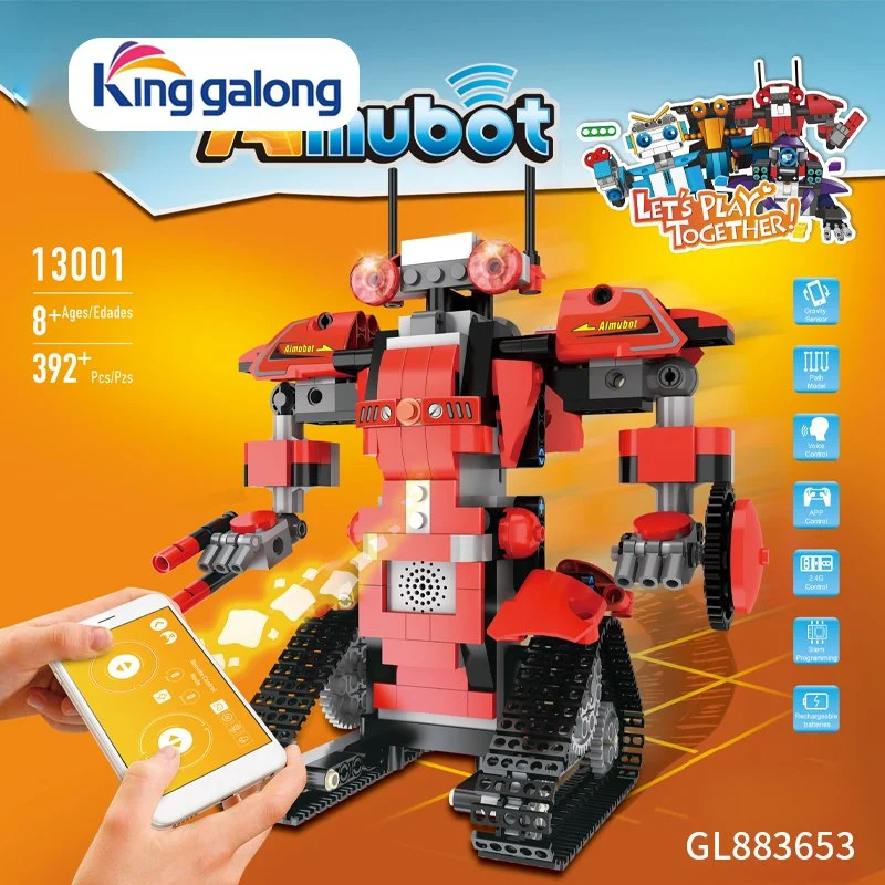 Heißer Verkauf Produkt Remote Control Smart Robot Building Blocks Electric RC Spielzeug Kinder Geschenk Steine