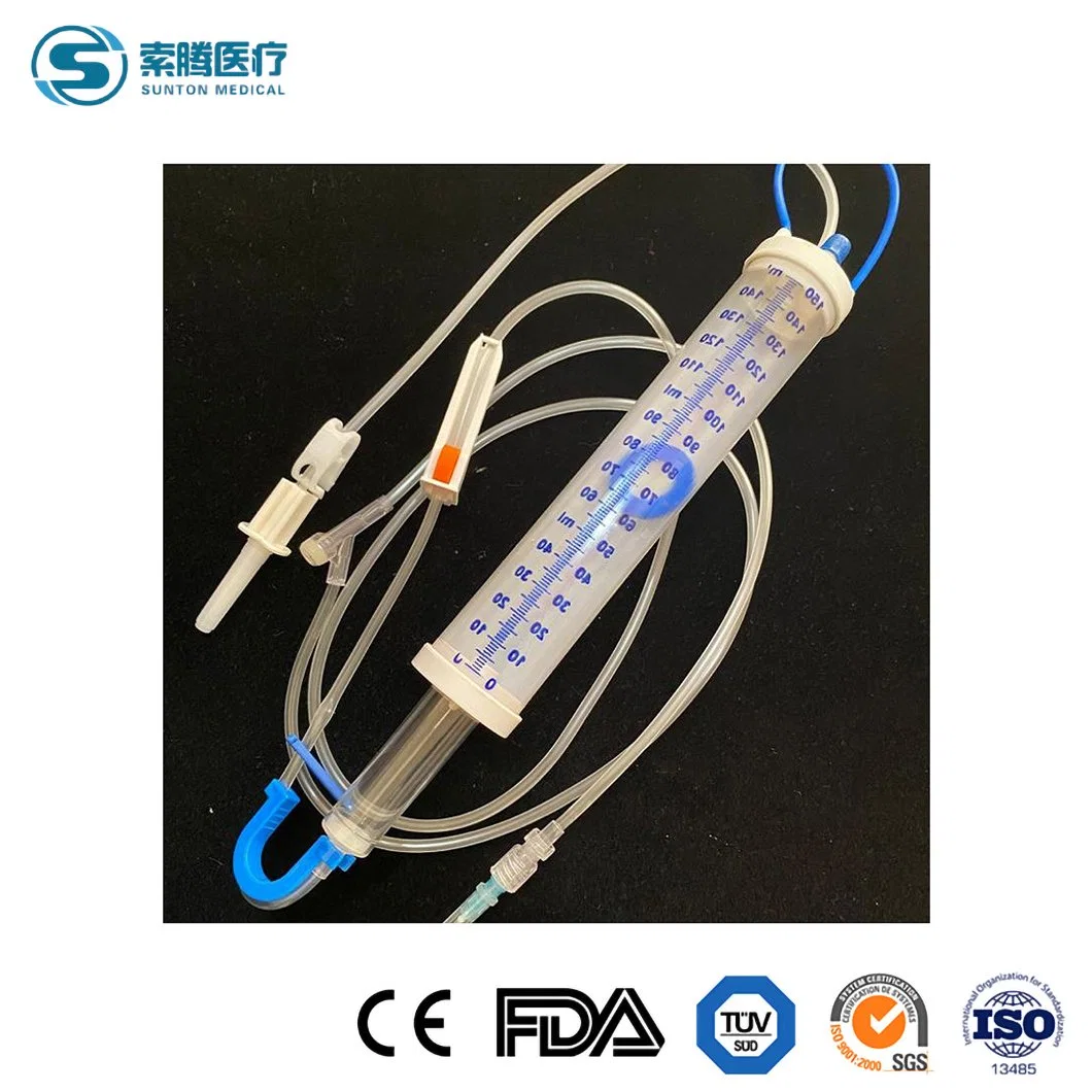 Sunton Burette Infusion China Titration Infusion Set Manufacturing Medical Disposable Pediatric Measured Volume Burette Infusion Set Burette IV Infusion