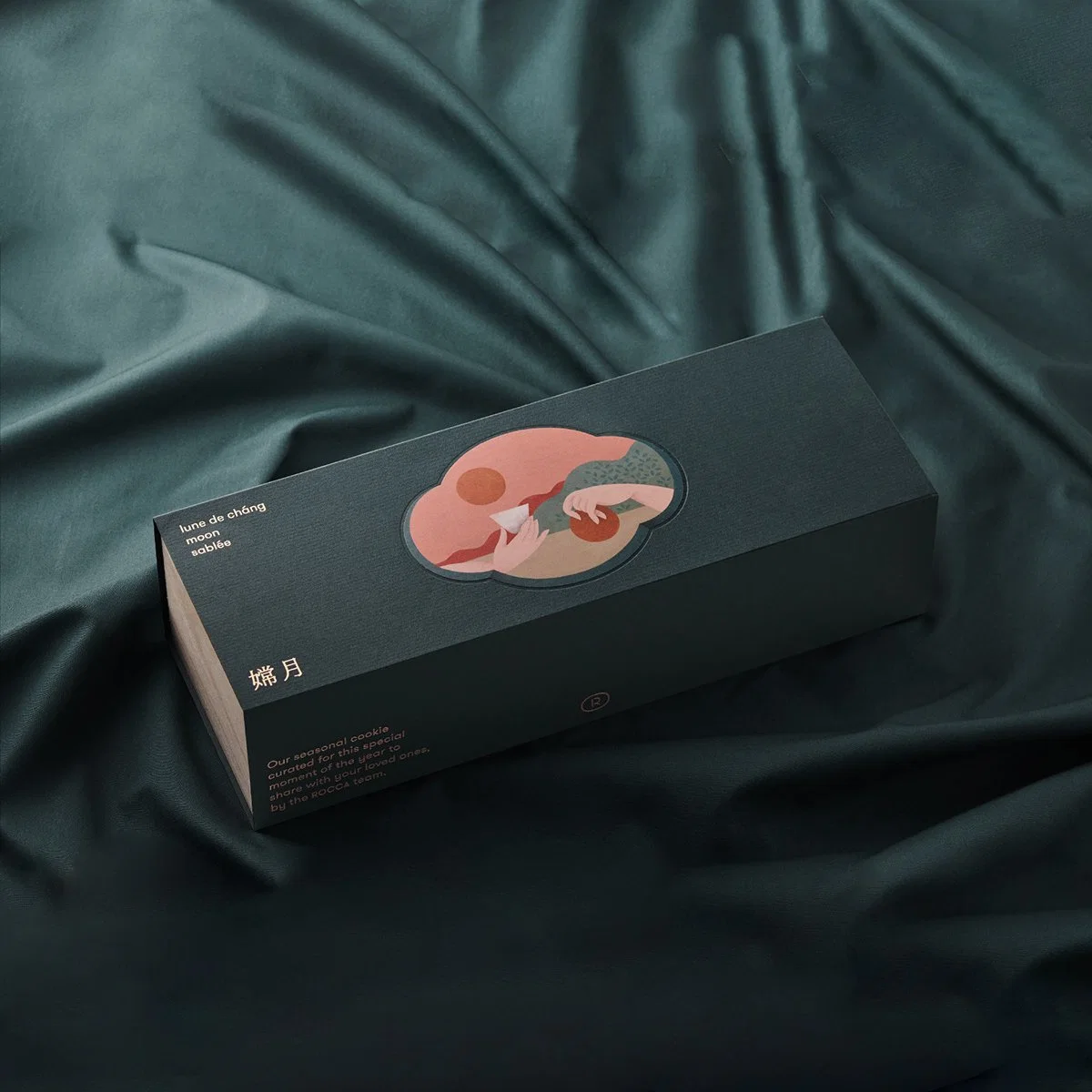 Embalagem de Chá de alimentos caixa cor-de-rosa Embalagem de caixa de gavetas personalizada cookie Caixa de papel para bolo