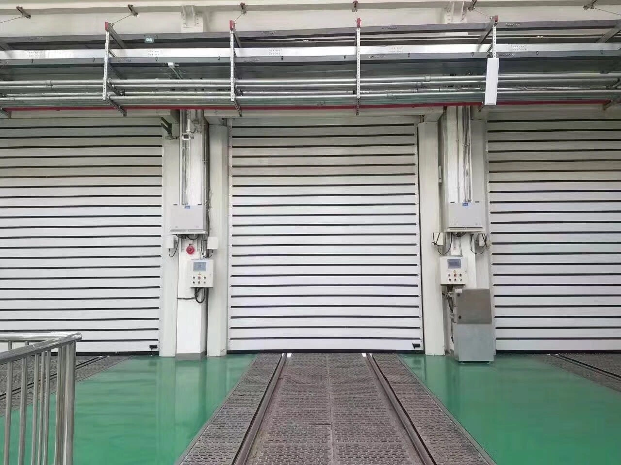 High Speed Rapid Roll up Fast Roller Shutter Spiral Security Garage Door