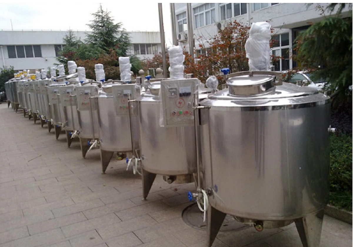 Mirror Polished Stainless Steel Mixing Tank for Milk Ferment