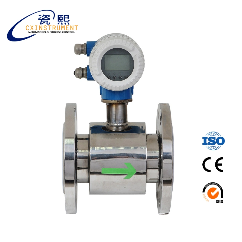 4-20mA Sensor Electromagnetic Water Flow Meter Smart