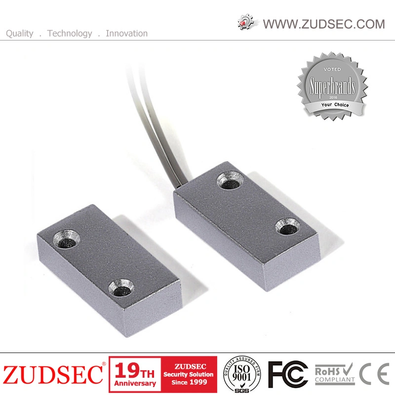 Metal Door Sensor Magnetic Contacts/Plastic Magnetic Switch/Wired Door Sensor