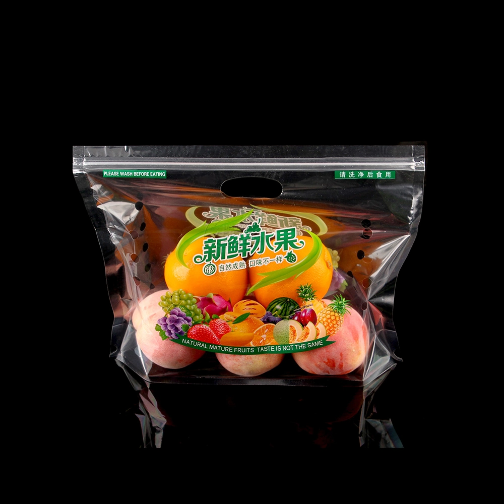 Clear Fresh Vegetables Packaging Plastic Bag for Sale