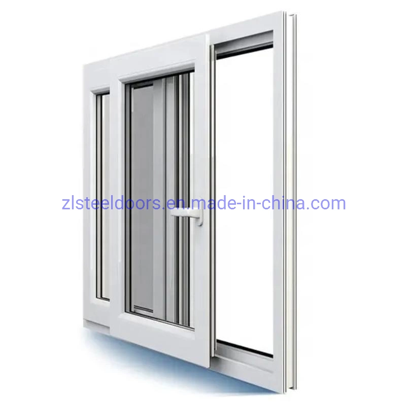 Cheap Simple Modern White UPVC PVC Grills Design Single Double Hung Windows and Doors