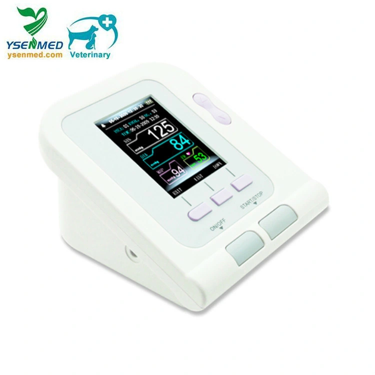 Ysbp80V Equipamento médico veterinário visor LCD pressão arterial Veterinária Monitor