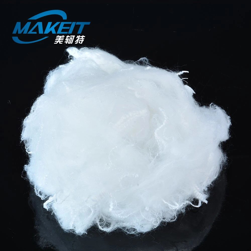 Down-Like Polyester Staple Fiber for Wadding and Soft Polyfill Bedding Material