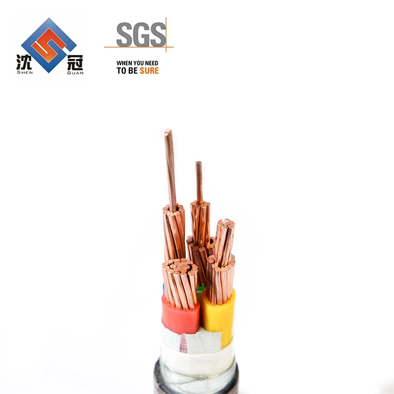 Shenguan Aluminum Alloy Conductor Power Cable Underground XLPE Insulated Jyv Power Cable Low Voltage Aluminium Alloy Conductor PVC Sheath