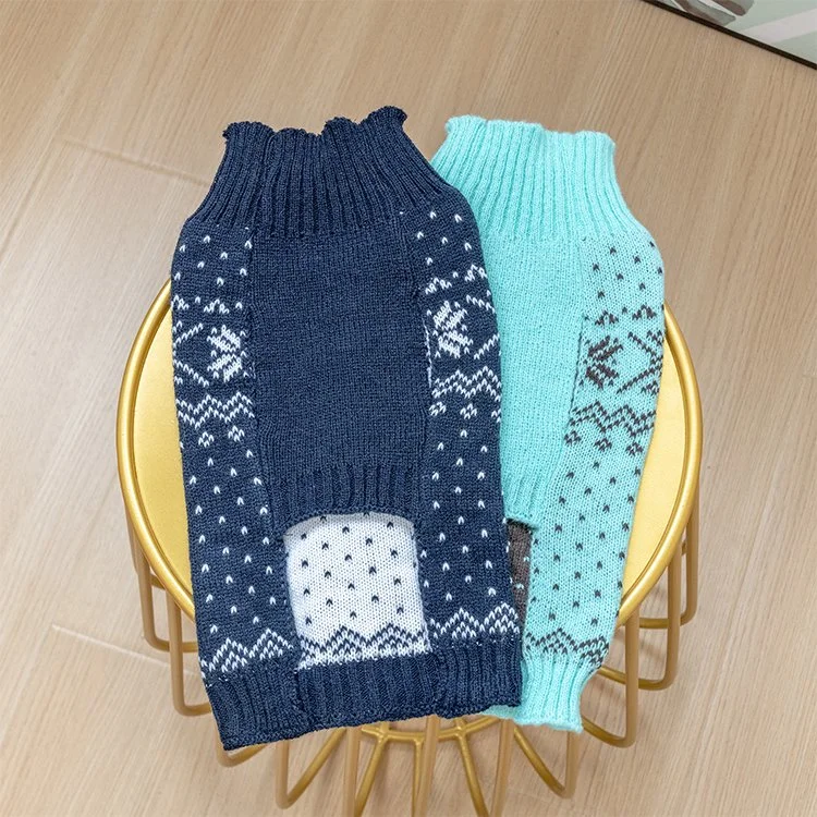 Rena Pet High quality/High cost performance  Autumn Winter Warm Knitted Acrylic Comfortable Pet Sweater