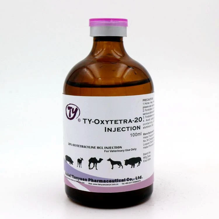 Animal Use Oxytetracycline Injection for Anti-Inflammatory Cure Veterinary Medicine