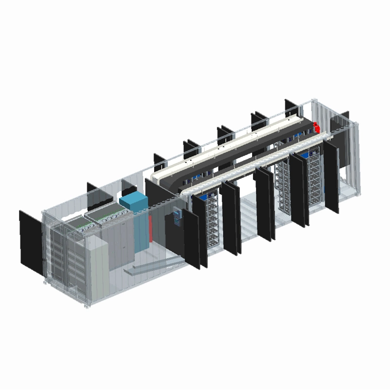 Pilhas de lítio recarregáveis de 1 mwh sem bateria recipiente de bateria de grande capacidade Sistema de armazenamento de Energia solar