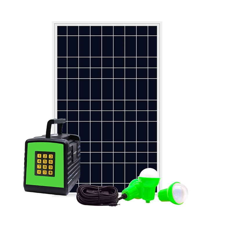 Pequeno Gerador Solar para apoiar o telefone e Iluminação Doméstica