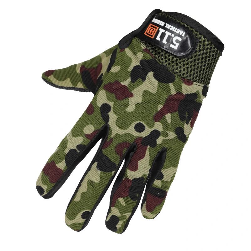 High Quality Fashion Cool Camo Green Arm Y Uniform Wholesale Full Finger Winter Sporting Bicycle Bike Hunting Tactical Gloves