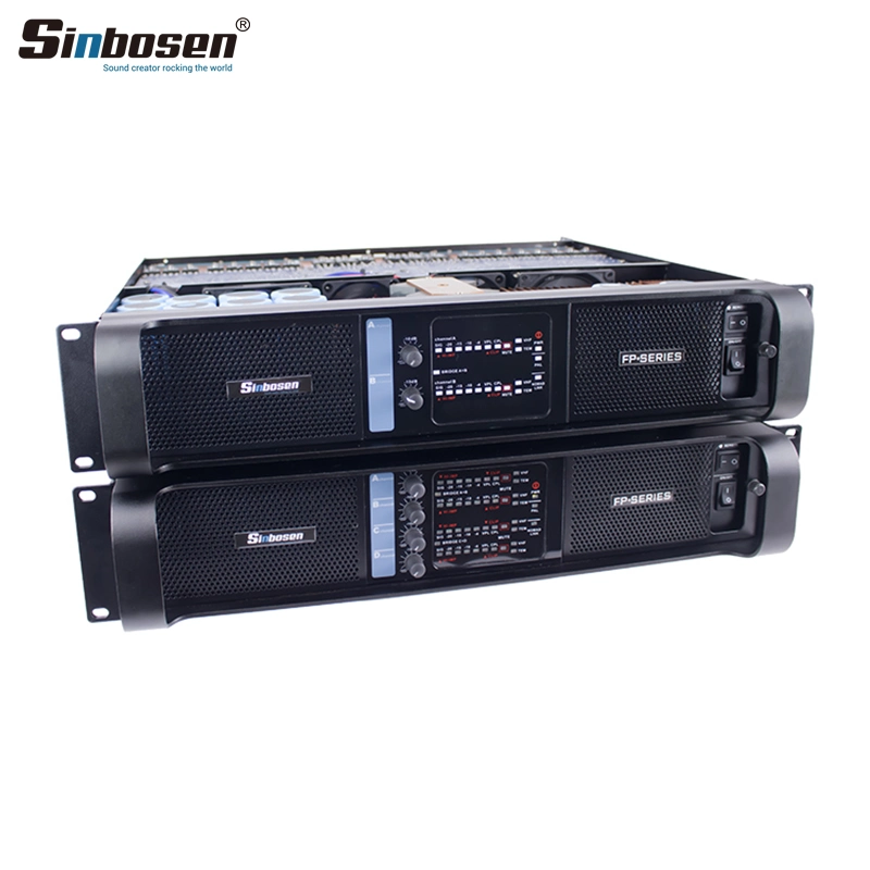 Sinbosen Amplifier Group 2 Channels Fp14000 4 Channels Fp10000q Professional Power Amplifier for Line Array