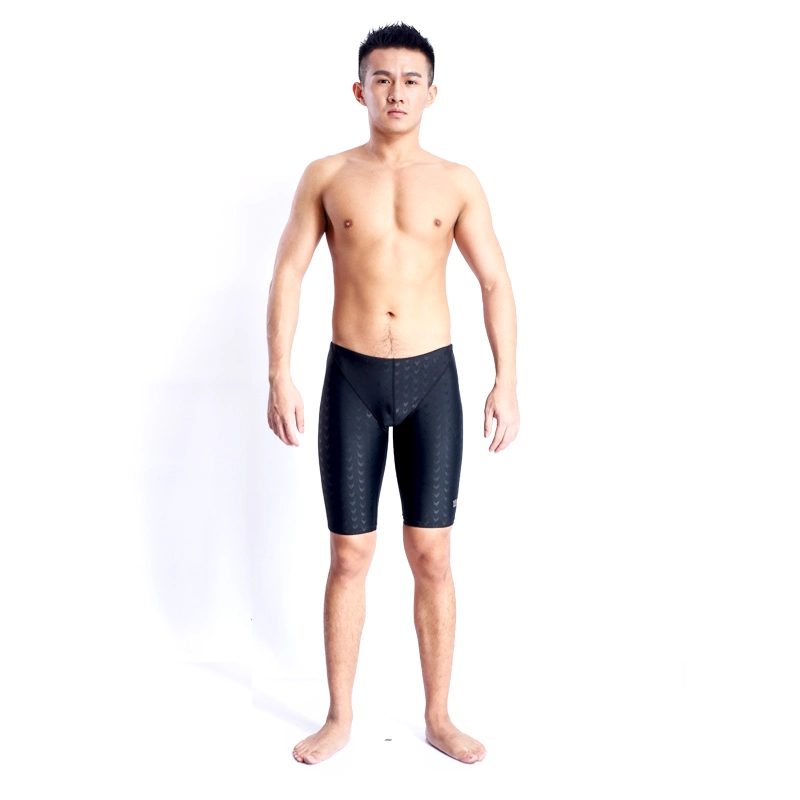 Men Breathable Sharkskin Fabric Swim Trunks Plus Size Swimsuit Beach Bathing Wear Male Sport Waterproof Racing Swim Divingshorts