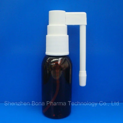 L# Oral Spray Pump for 30ml Amber PET Bottle