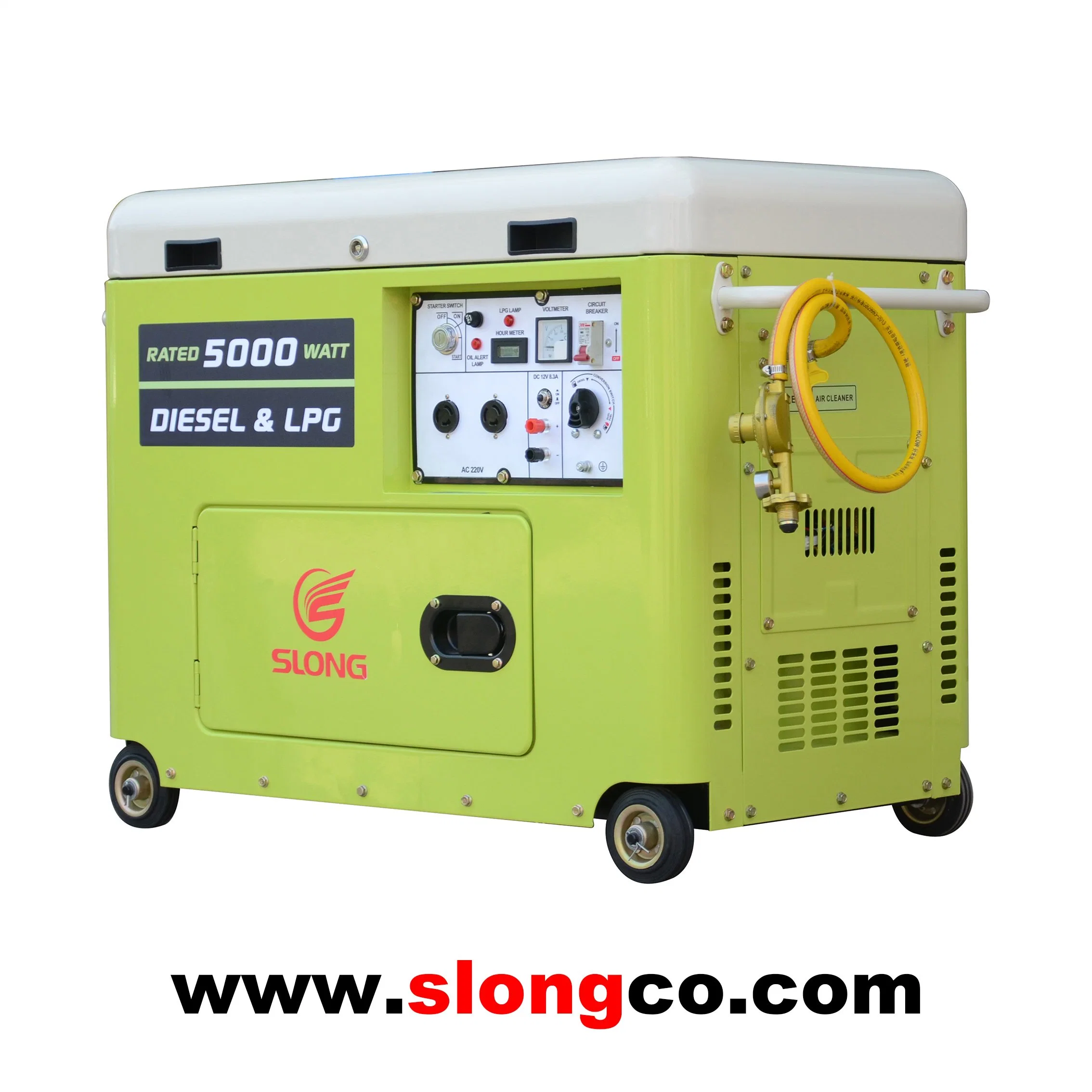 Slong diesel/gás/Ng gerador de gases definida