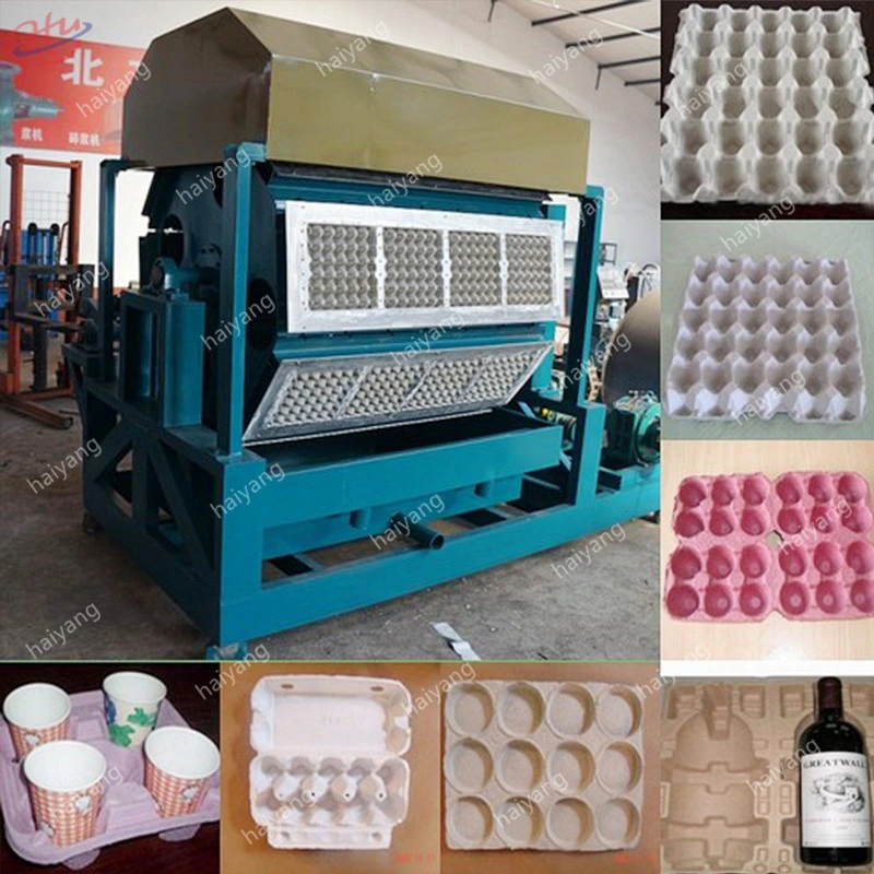 Egg Tray New Automatic Pulp Moulding Waste Plant Paper Machine Recycling Machines