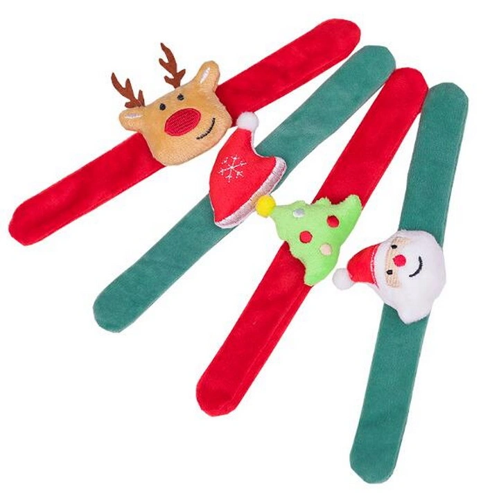 New Style Children's Christmas Gift Plush Old Man Fawn Pop Bracelet