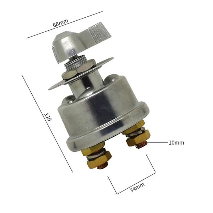 12-24 V interruptor de desconexión principal corta batería/interruptor de apagado automático para el alquiler de vehículos todoterreno camión