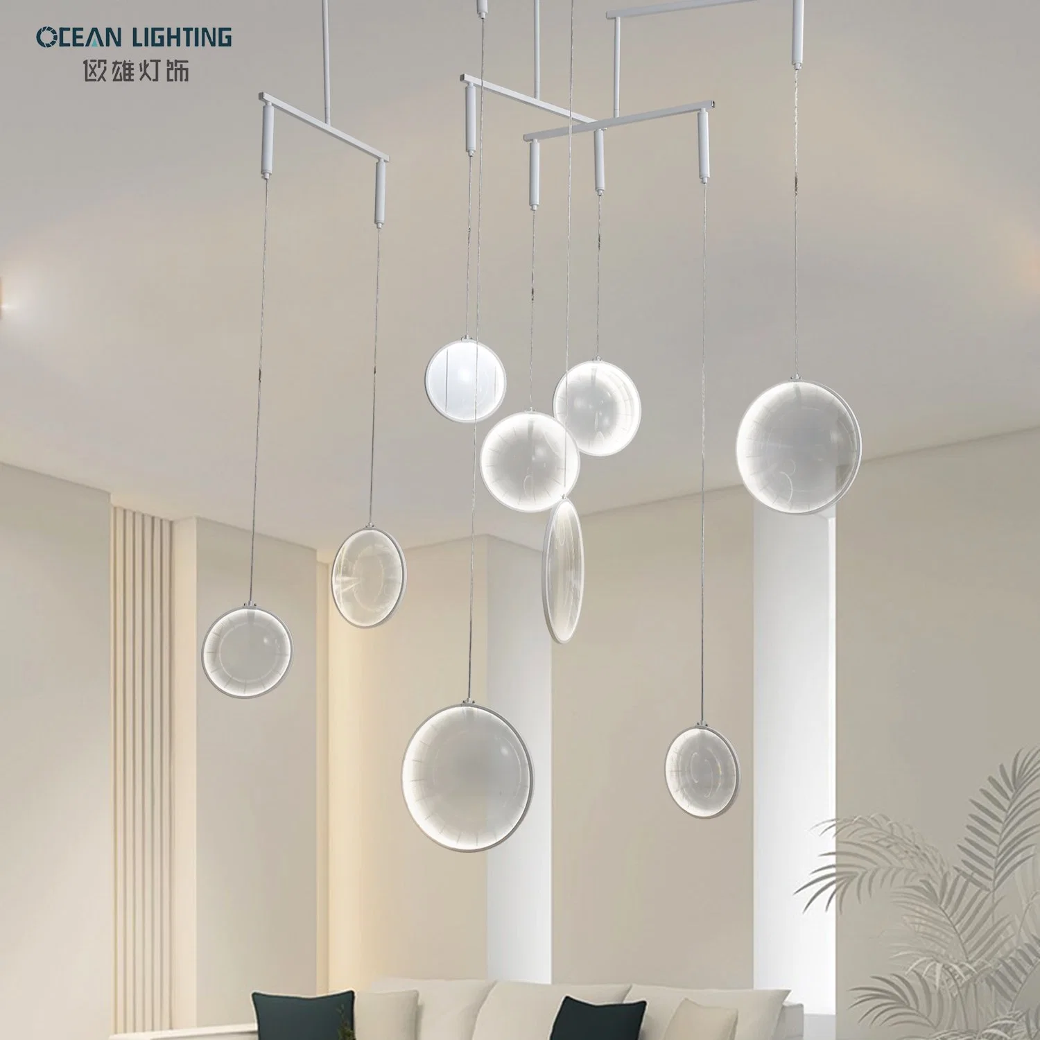 Ocean Lighting Wholesal Living Room Lights Acrylic Hanging Pendant Lamp