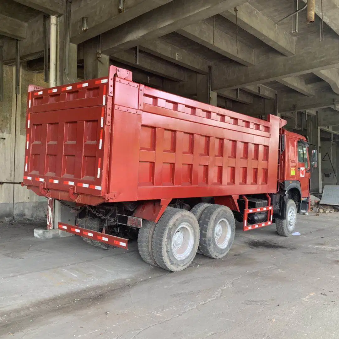 Truck 12 Wheeler 80 Cubic Meters HOWO 40tons 8X4 Used Tipper Dump Truck with Big Power Engine Hydraulic Joystick for Construction Agricultural Use