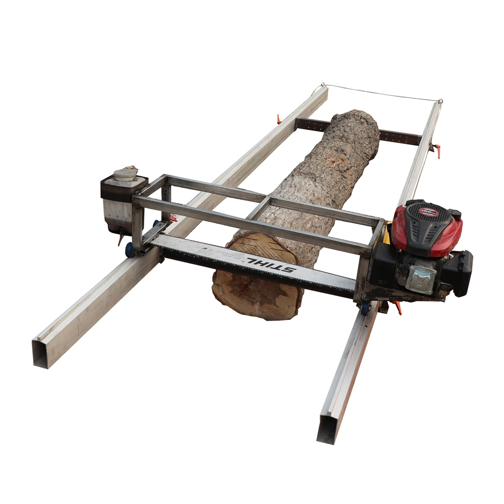 Ultra-Portable Chainsaw Mounts for Simple Cutting of Logs