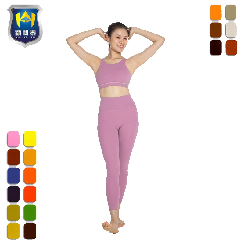 Women Seamless Fitness Sport Cloth High Waist Running Leggings Yoga Suit