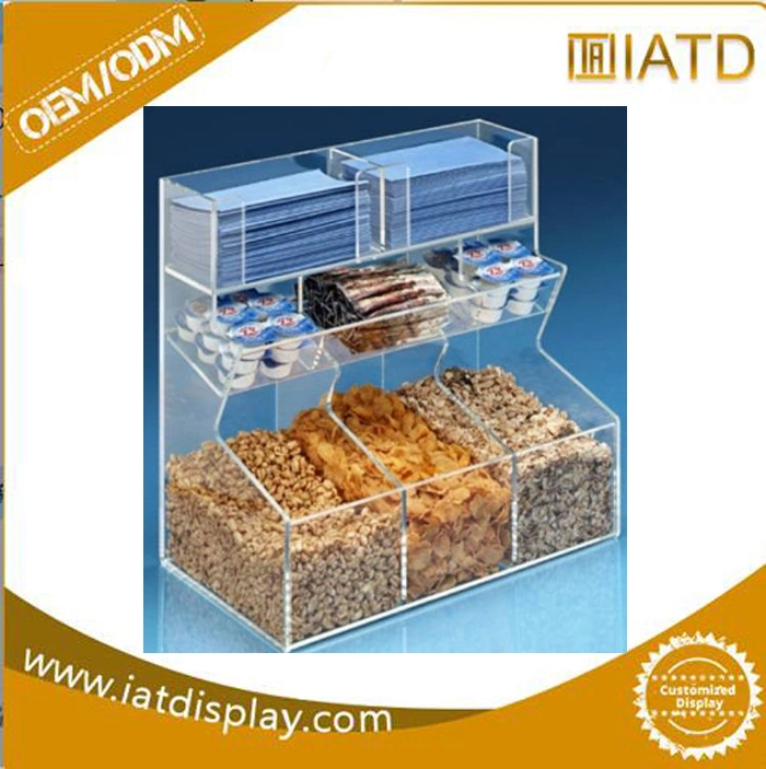 Antitheft Clear Plastic Acrylic Display Display Box for Watch/Jewelry/Ring