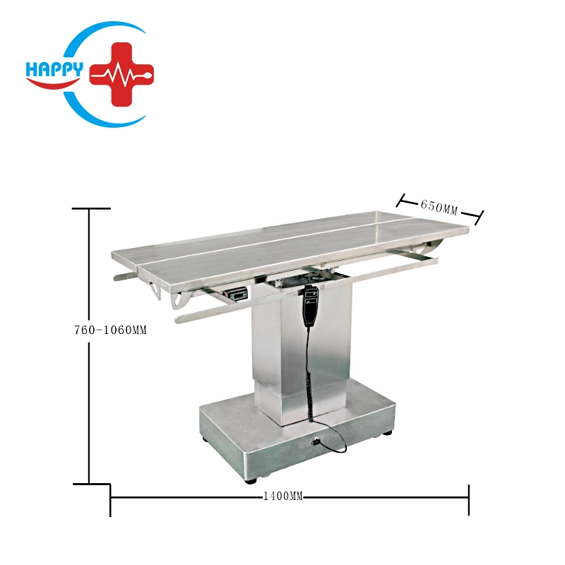 HC-R011A Venta en caliente animales Equipo médico Vet Electric Operating Table