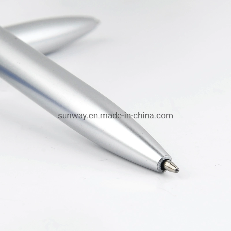 Wholesale/Supplier Custom Simple Silver Fast Writing Business Ballpoint Pen