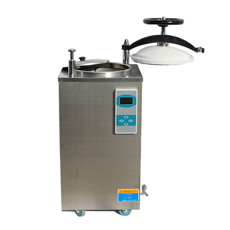 50L de aço inoxidável Visor Digital de Pressão Vertical Automática Instrumento Esterilizador a Vapor