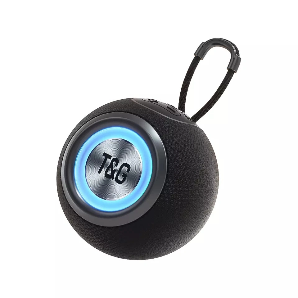 Tg337 New Portable Round Bt5.0 Mini 3D Stereo Surround Subwoofer Outdoor Waterproof Loudspeaker Tg337