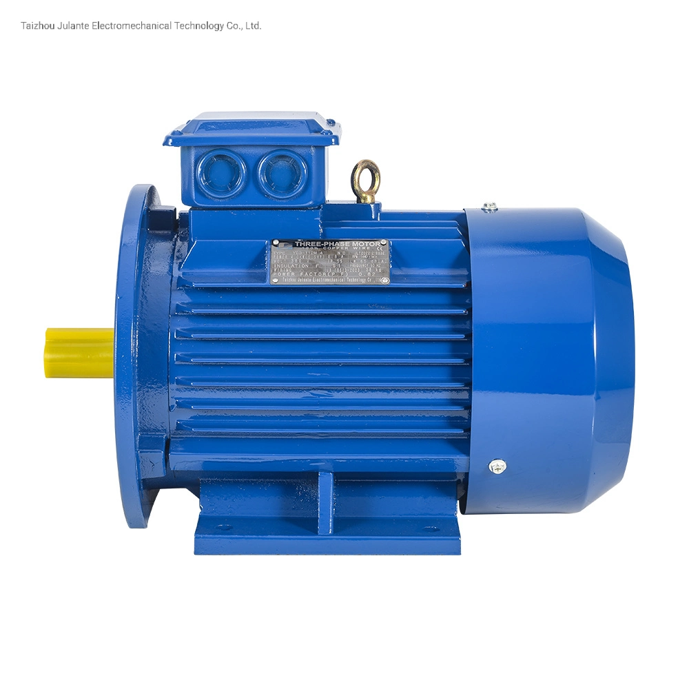 100% Power AC Motor Ye3 55kw 380/660V Cast Iron Electric Motor B3 Electric Motor for Wood-Working Machine