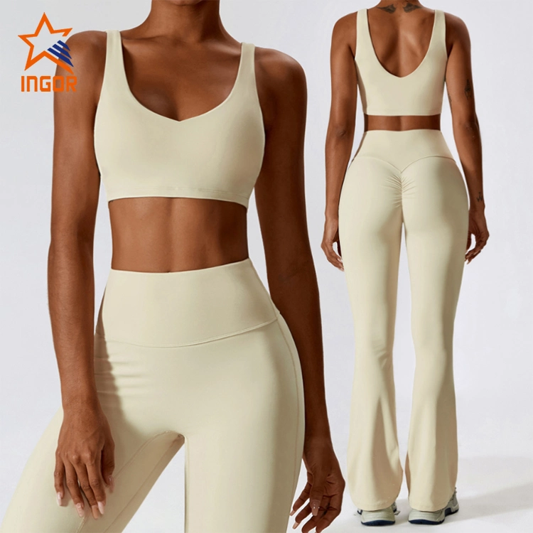 Ingor Sportswear Activewear Mayoristas Tiktok moda 2 piezas ropa de fitness Sueños equipos de entrenamiento Fabricante, ropa de yoga personalizada de Yoga ropa deportiva para mujeres
