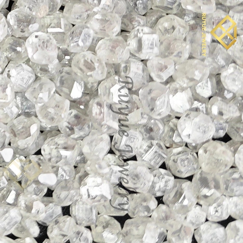 Jóias Ruyue Hpht/DCV 1,95 carat Vs cor branca Gii/Gia Relatório Personalizar os anéis de casamento brincos Colar Laboratório Não Cortada cultivadas jóias com diamantes