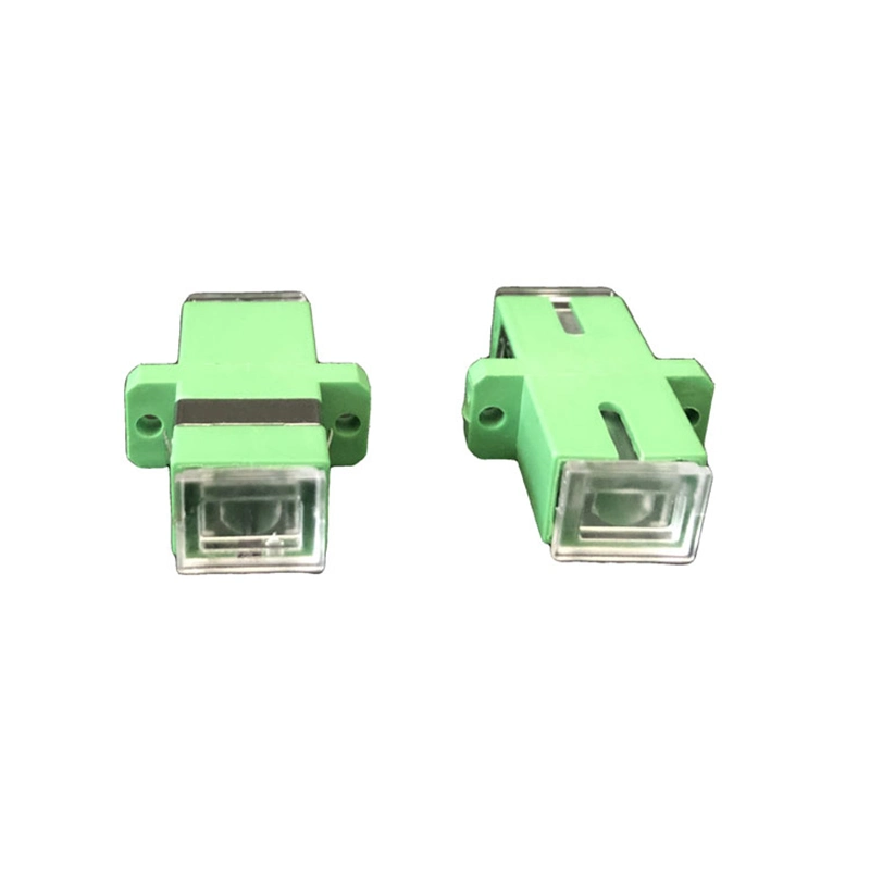 Adaptador óptico de fibra simple SC/APC conector de fibra SC/APC SX Adaptador de fibra óptica SM acoplador de fibra